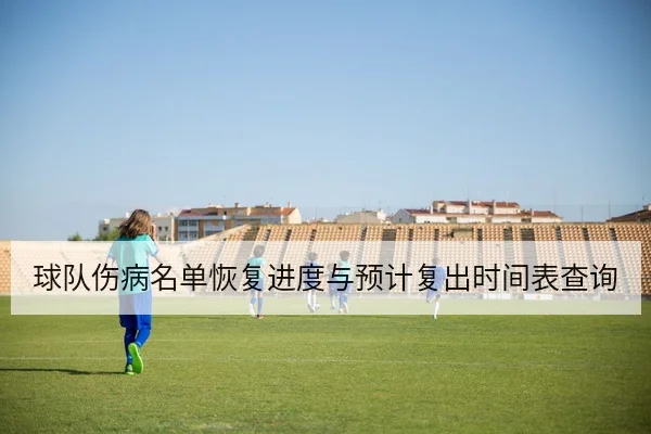 球队伤病名单恢复进度与预计复出时间表查询